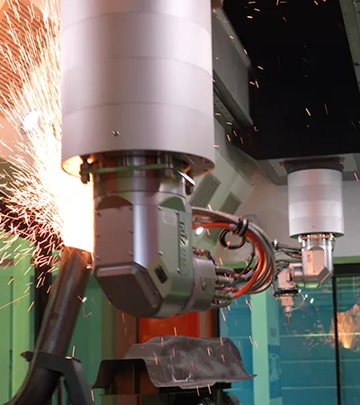 Macchina per taglio laser 3D a doppia stazione